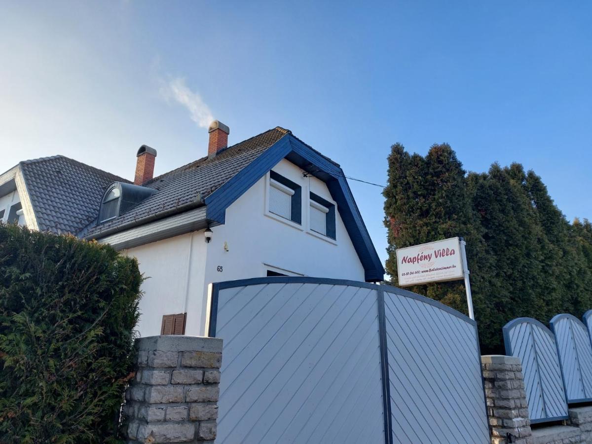 Napfény villa Balatonfüred Esterno foto
